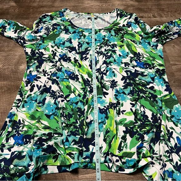 Premise Studio Quarter Sleeve Floral Blouse Size 2x - Picture 8 of 9